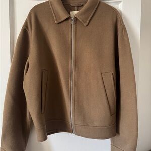 Zara Origins Wool Camel Jacket